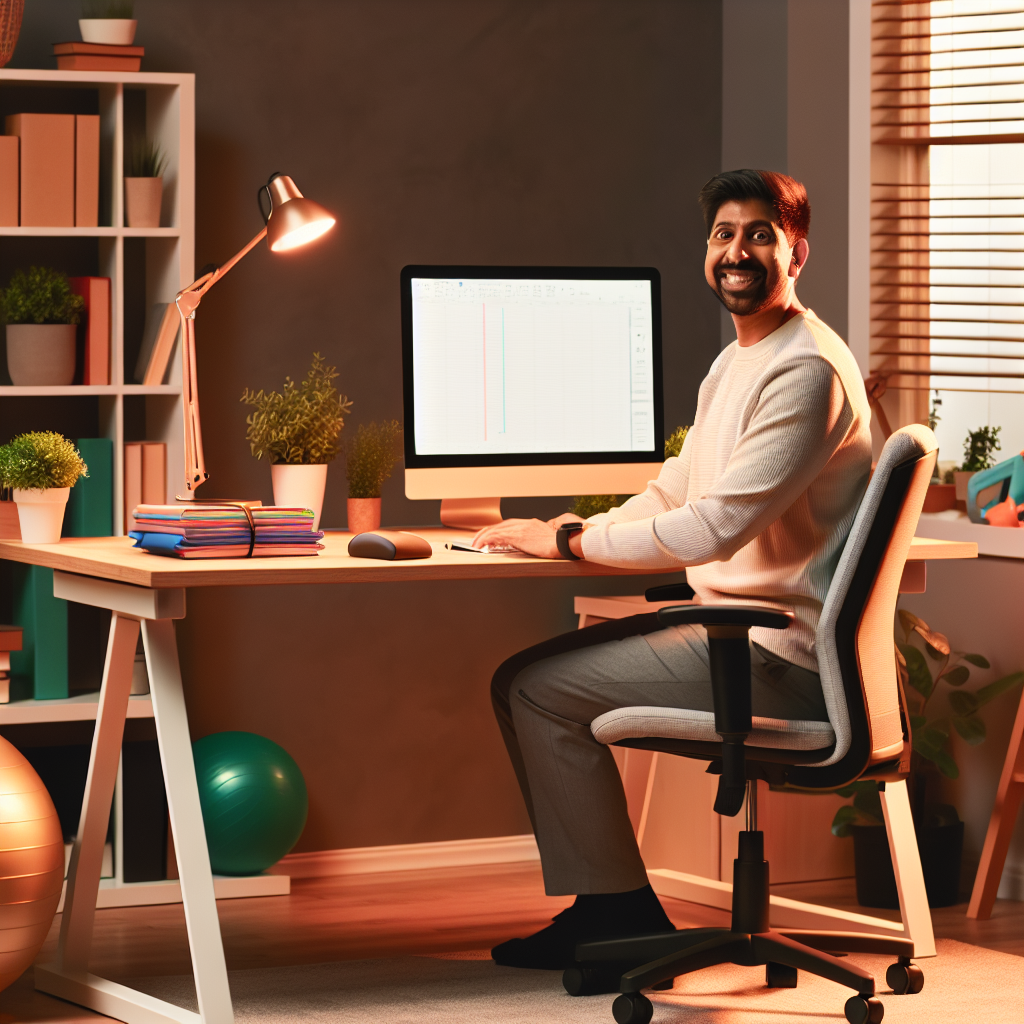 Ergonomic Home Office Setup for Posture and Health